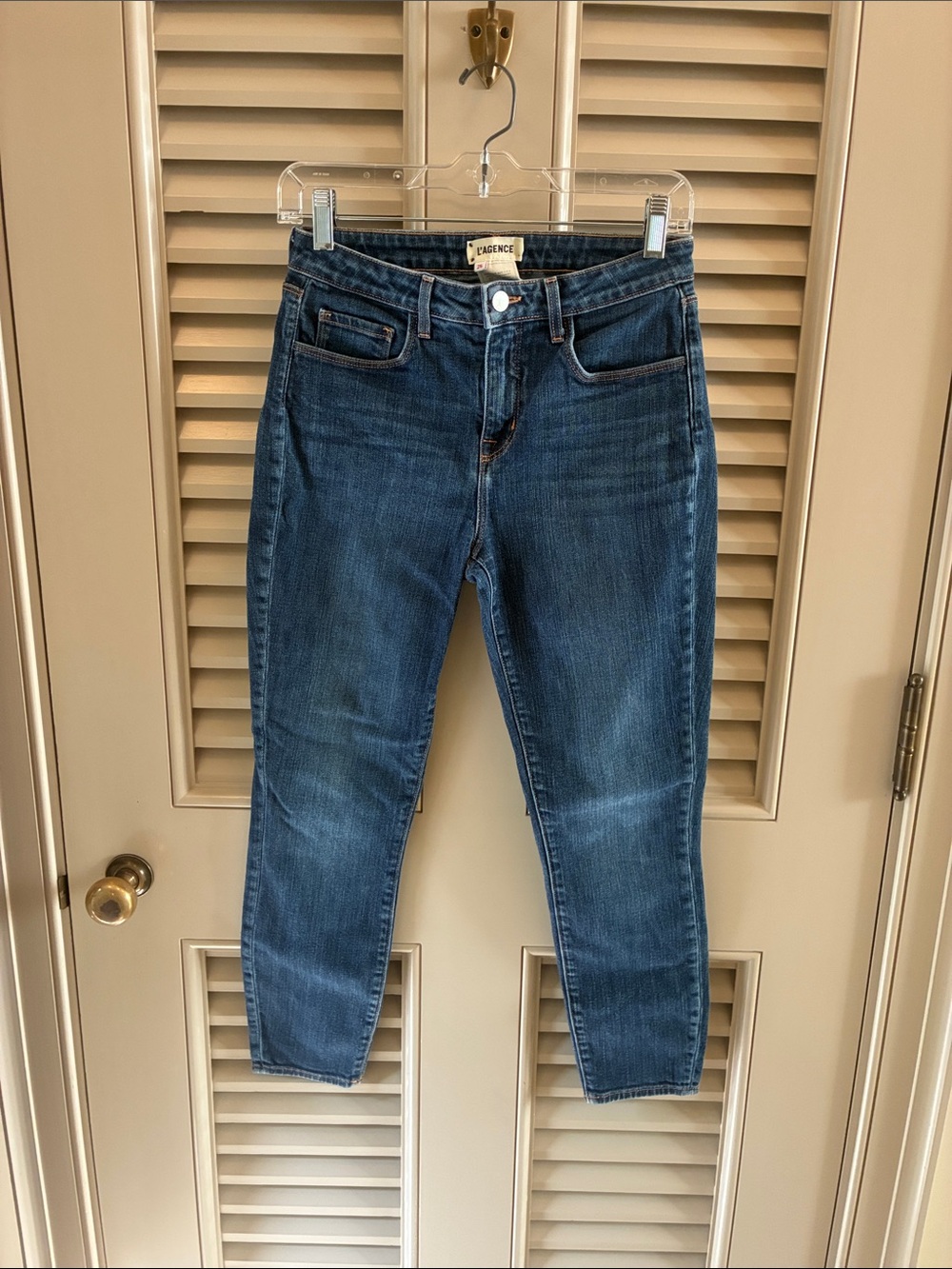 L’Agence High Waist Straight Jeans
